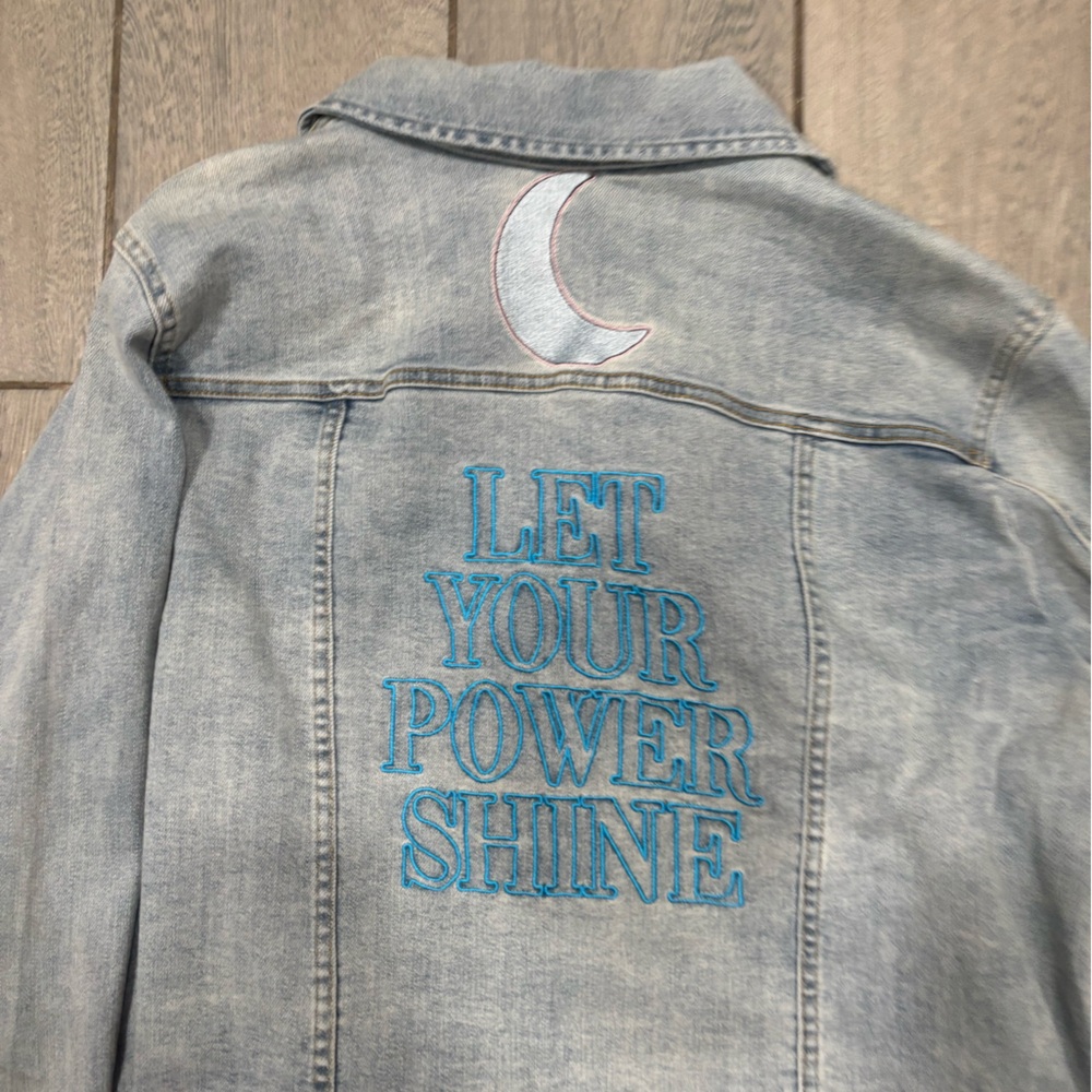 Disney Rapunzel Denim Jacket Tangled Size 1X - Picture 5 of 12